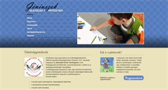 Desktop Screenshot of geniuszok.venkerti.hu